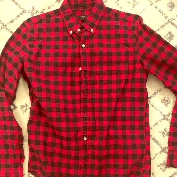 J. Crew Other - J Crew buffalo check flannel button down
